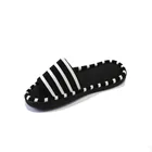 Factory wholesale women's indoor single jersey slippers free samples Autumn Spring winter 2019