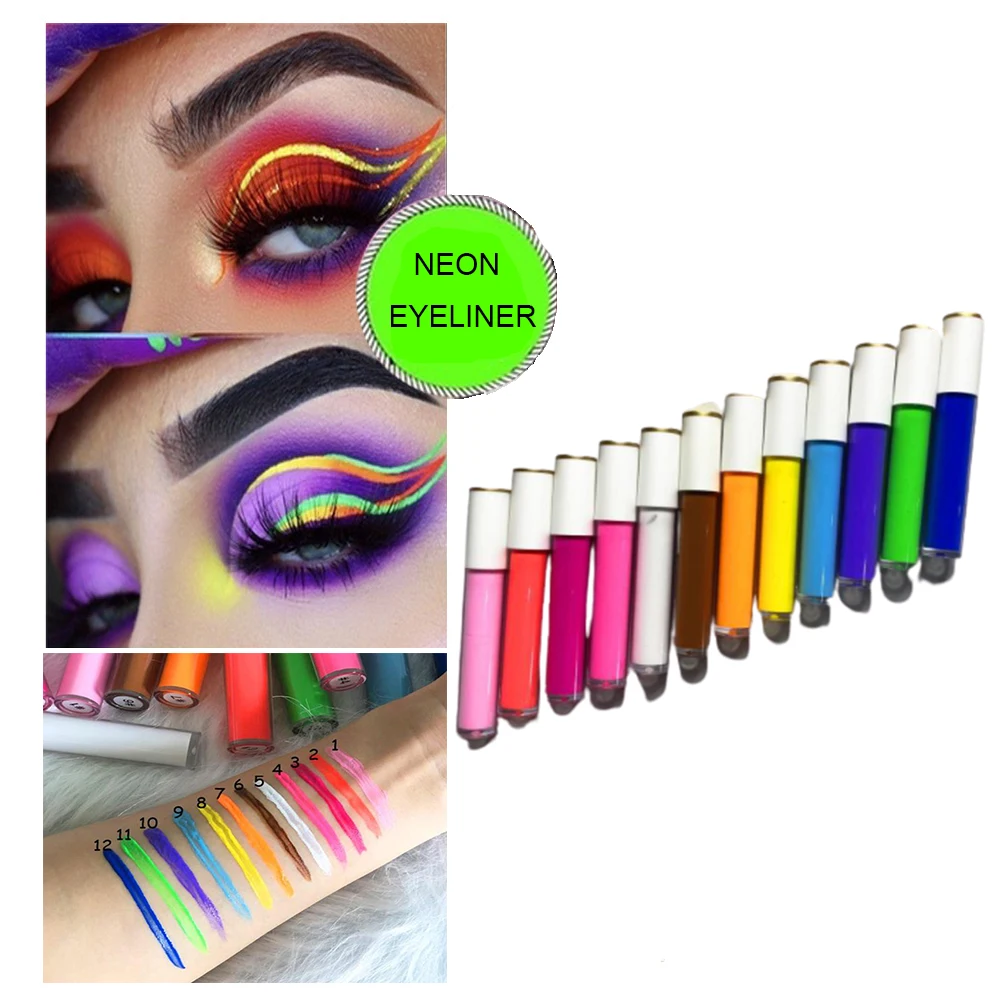 Best selling 12 colors matte liquid eyeliner custom logo neon eyeliner waterproof color eyeliner
Best selling 12 colors matte liquid eyeliner custom logo neon eyeliner waterproof color eyeliner