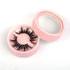 Created Your Own Brand 25mm Lash Book Vendor Strips Siberian Mink Eyelash Private Label Packaging Box