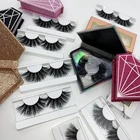 2020 new style free sample false faux lashes3d wholesale vendor 3d 25mm mink eyelashes vendor