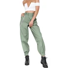 Women's Street Solid Loose Long Sports Chain Hip Hop Dance Pants