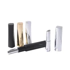 Special shape empty lipstick container with metallized case and matte paint tube