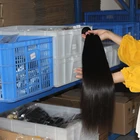 Silky straight top quality wholesale 10a raw unprocessed mink virgin brazilian cuticle aligned hair