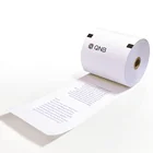 Free sample 56 mm Bill Register Pre Printed POS 50gsm ATM Machine Printer Thermal Paper Roll