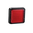 ADR 10-30V Square Red Universal Jumbo Truck Trailer Tail Light LED Stop Lamp for Truck