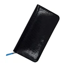 High quality newest design wallets carbon fiber wallets minimalist 3k twill matte money purse long zipper wallet
