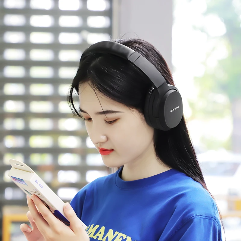 Borofone BO7 Broad sound wireless headphones - ANKUX.COM