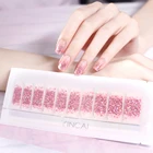100% pure nail polish sticker 3d designer gel nail sticker 20 fingers 14 fingers