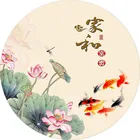 Lotus nine fish diamond painting full drill diamond art oil painting