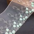 Home textile accessories colorful mesh embroidery width 14cm Barbie doll accessories clothing lace water soluble lace