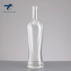 Manufacture Price Transparent Vodka Glass Bottle with different capacites