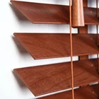 Hot-Selling Luxury Quality Customize Fireproof Wood Timber Venetian Blinds