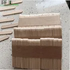 food grade disposable wooden eco friendly popsicle sticks
