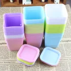 Colored Pots Coloured Pot Mini Round Wholesale Plastic Flowerpots Colored Pots For Plants Succulent