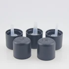 Cap For Bottle 18mm Black Childproof Cap Tamper Proof Evident Cap For Essential Oil Bottle