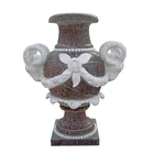 2019 Hot Selling Factory Price Chinese Brand Economic Black Granite Headstone Vase