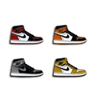 Ready to ShipIn AJ sneakers pin badge metal soft enamel Jordan lapel pin souvenir