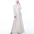 Good Quality Wholesale Long Sleeves Wedding Women Abaya Muslim Dresses