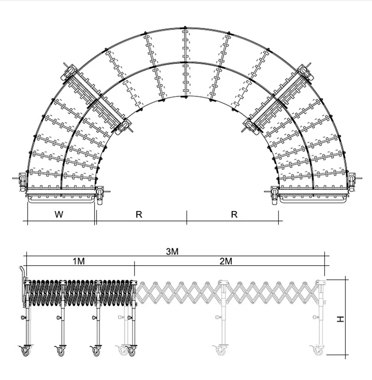  Steel gravity skate wheel telescopic roller conveyor .png