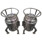50lb stainless steel solvent tank - ss304 25lb 30lb jacketed tank for solvent recovery with legs
