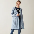 2019 ZR Fashionable Womens Thick Rex Rabbit Fur Lining Big Raccoon Fur Hooded Parka