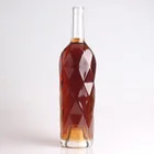100ml 250ml 500ml 750ml 1L Vodka Glass Bottle With Metal Lid