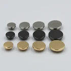 Decorative Wallet Cap Jacket Bag Press 4 Part 17mm Metal Snap Button For Clothing