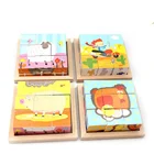 Factory Wholesale Wooden Block Puzzle Cube Puzzle Games Set