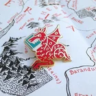 Best selling custom hard metal lapel pins for colorful logo hard enamel metal pin with butterfly pin