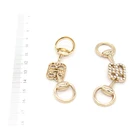 Wholesale customize multi shape alloy decorative buckle fashion metal shoes buckles chain
