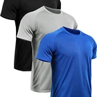 T-shirt Blank Shirt Blank 100% Polyester New Design T-shirt Blank Dry Fast T Shirt Wholesale