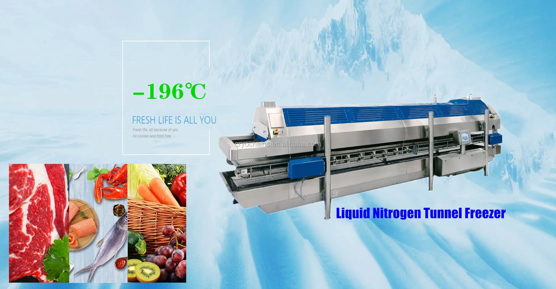 Equipment Small Quick Freezer, PLC, 380V, 13KW - detail 32