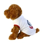 Hot Sale Summer Autumn Cheap Sport Pullover Pet Clothes T Shirt Pet Apparel Small \Larege Dog Clothes With Cheap Price