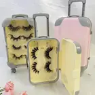 Free Sample Free Sample Wholesale Mink Lashes Colored 3D Mink Lashes Cheap Brown Real 25mm Mink Lashes