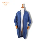 Anti-pilling breathable viscose knit women sweater cardigan