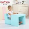 2019 Hot sales Eco-friendly PU leather multi-functional Kid small pink sofa set / sofa chair and desk