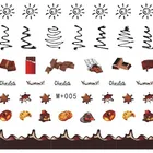 Water Nail Art Sticker Hot Sale Random Flower Series Water Transfer Nail Art Full Cover Sticker