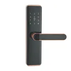 Keyless smart biometric fingerprint door lock digital security fingerprint handle lock door with windows api lock file