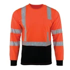 ANSI Class 3 Lime Reflective Safety Hi Vis T Shirt