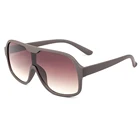 Unisex rubber oversized polarized one piece glasses sun visor