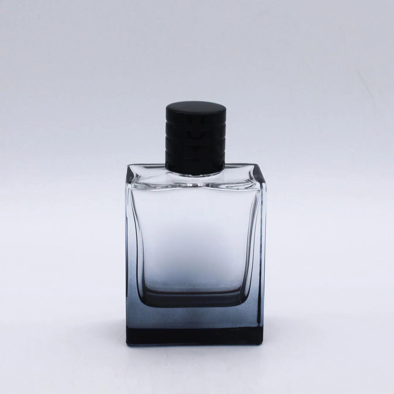 supplier design gradual coating black 100ml vintage perfume empty glass bottles