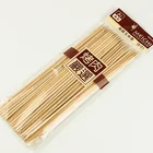 Wholesale 3mm*30cm Round Natural Color Bamboo Sticks / Skewers for Barbecue Foods