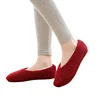 Wholesale Winter Warm Knit Pattern Fleece Lined Non Slip House Slipper Socks For Women