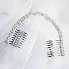 Wedding Hair Comb Wholesaler Rhinestone, Zircon Bridal Hair Comb, Double Comb Hair Clips