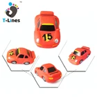 Floating bathtub vinyl squirt water soft pvc vehicles car bath toys for kid