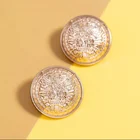 Graphic Customization Custom Fancy Military Uniform Metal Shank Button Blazer Gold Sewing Buttons for Coat