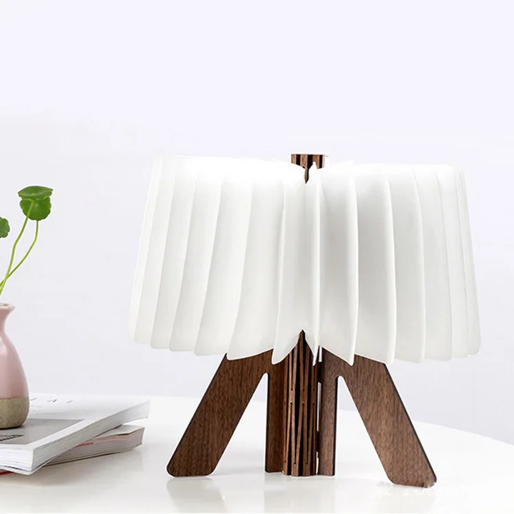Reading Book Lamp Wooden Decorative 3d LED Night Light For Hotel Room