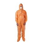Non Woven Workwear Hazmat Suit Safety Protective Clothing Cheap Coverall Disposable Suit