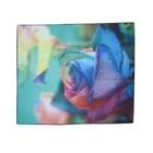 Material Cleaning 80% Polyester 20% Nylon Microfiber Cleaning Cloth Microfiber Digital Printing Rose 80% Polyester 20% Nylon Material 220gsm Cleaning Cloth