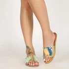 latest ladies flat sandals new arrival women jelly sandals shoes